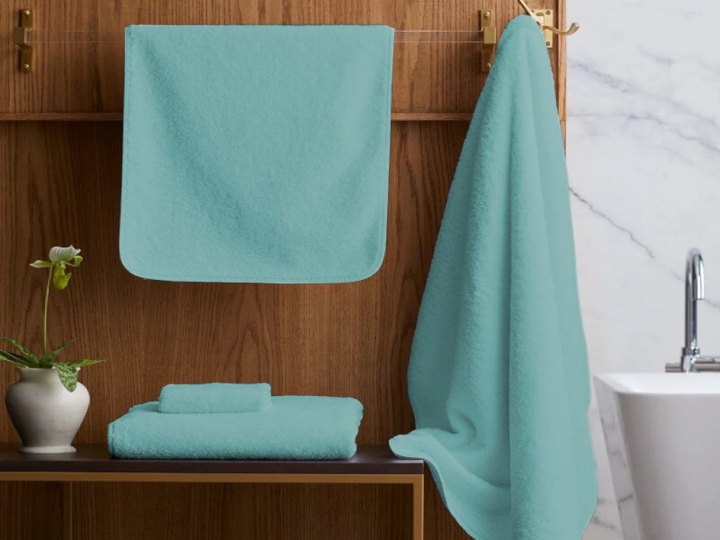 Σετ Πετσέτες Μπάνιου Πενιέ Βεραμάν 100% Βαμβακερές 420gr/m² Γαρύφαλλο 3 Τεμάχια | Γαρύφαλλο - Λευκά Είδη