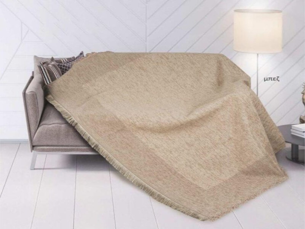 Σετ Ριχτάρια Καναπέ Chenille Dyed Flamingo | Γαρύφαλλο - Λευκά Είδη