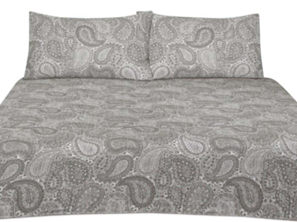 Σετ Φανελένιες Μαξιλαροθήκες  Paisly Grey 100% Cotton Γαρύφαλλο 2 Τεμαχίων 50x70 | Γαρύφαλλο - Λευκά Είδη