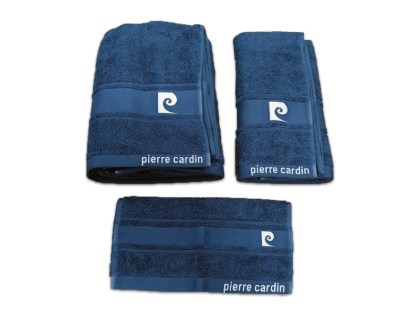 Σετ Πετσέτες Μπάνιου Pierre Cardin 100% Βαμβακερές 500gsm Μπλε 3ΤΜΧ Γαρύφαλλο | Γαρύφαλλο -Λευκά Είδη