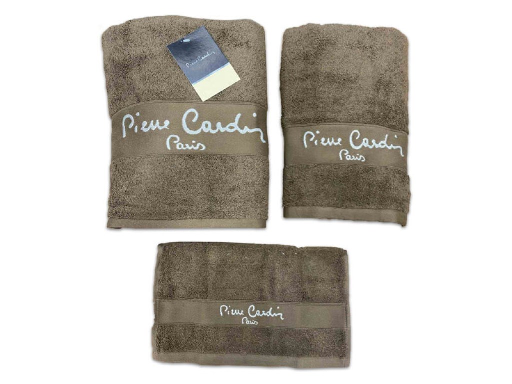 Σετ Πετσέτες Μπάνιου Pierre Cardin 100% Βαμβάκι 500gsm 3ΤΜΧ Γαρύφαλλο | Γαρύφαλλο -Λευκά Είδη