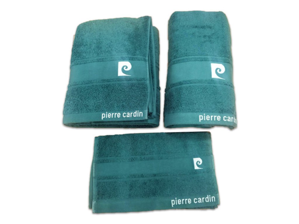 Σετ Πετσέτες Μπάνιου Pierre Cardin 100% Βαμβάκι 500gsm 3ΤΜΧ Γαρύφαλλο | Γαρύφαλλο -Λευκά Είδη