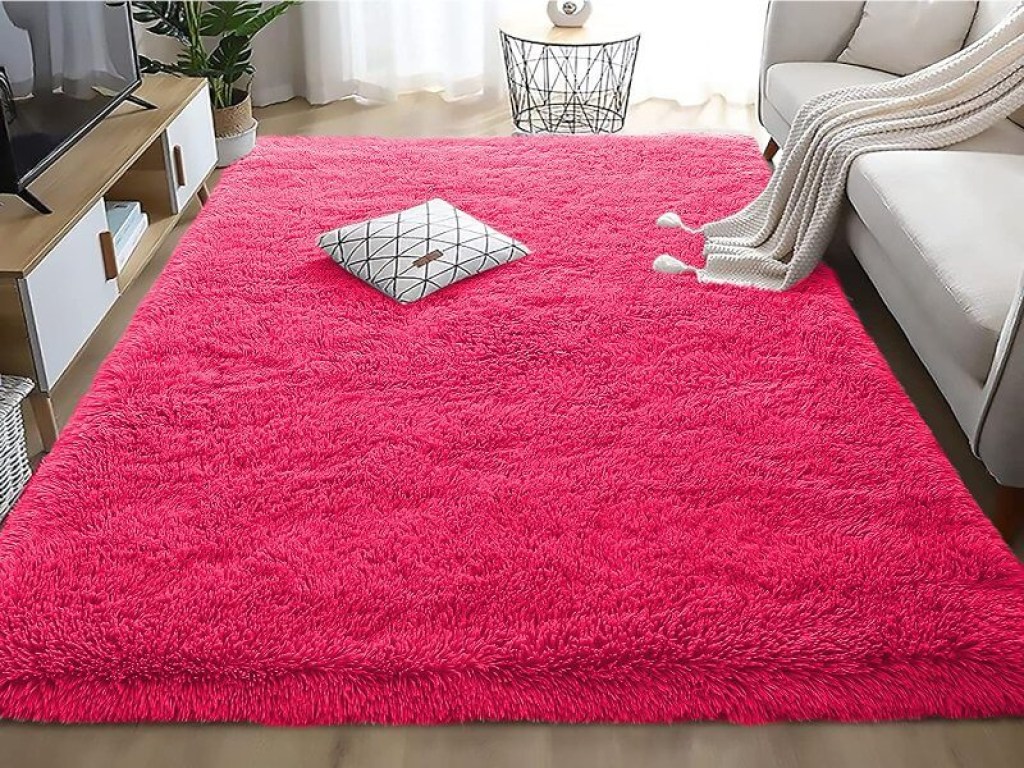 Χαλί Fluffie Εκρού Με Αντιολισθητικό Πάτο Γαρύφαλλο | Γαρύφαλλο - Λευκά Είδη