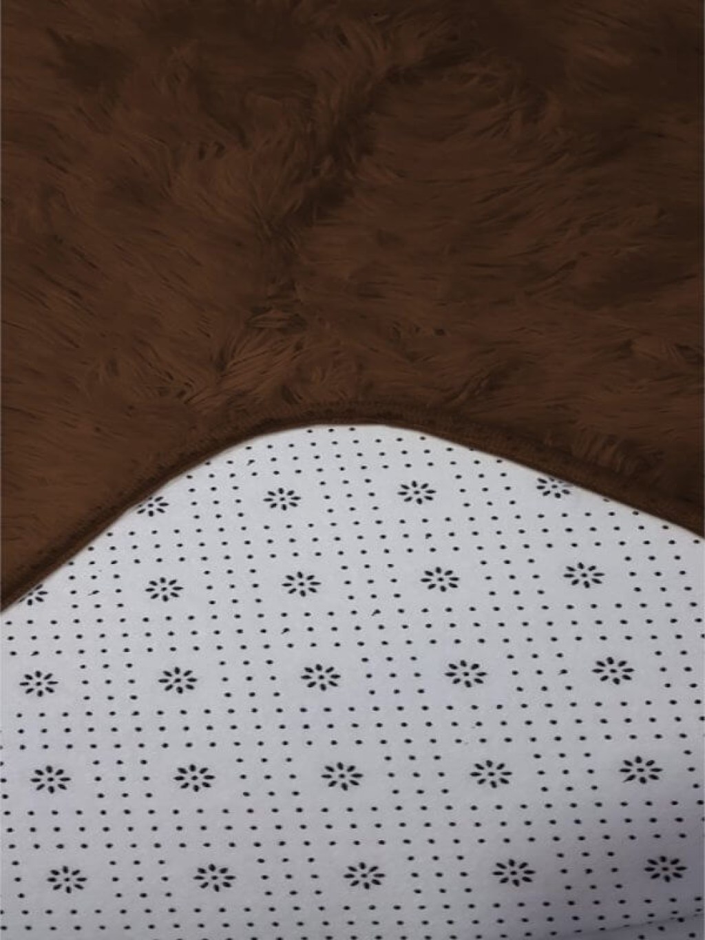 Χαλί Fluffie Καφέ Με Αντιολισθητικό Πάτο Γαρύφαλλο | Γαρύφαλλο - Λευκά Είδη