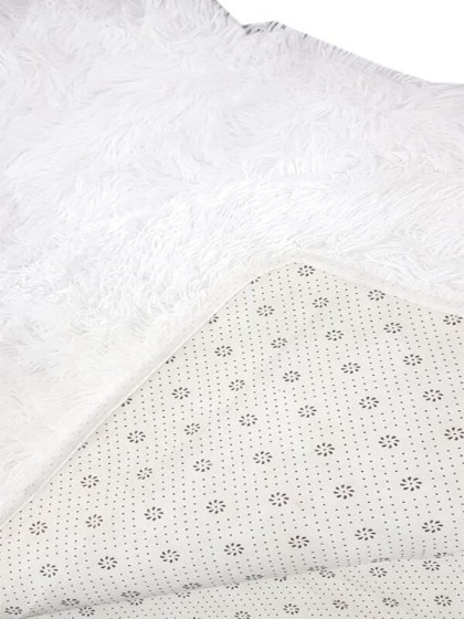 Χαλί Fluffie Λευκό Με Αντιολισθητικό Πάτο Γαρύφαλλο | Γαρύφαλλο - Λευκά Είδη