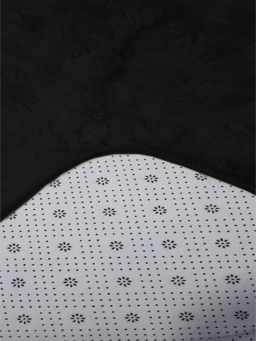 Χαλί Fluffie Μαύρο Με Αντιολισθητικό Πάτο Γαρύφαλλο | Γαρύφαλλο - Λευκά Είδη