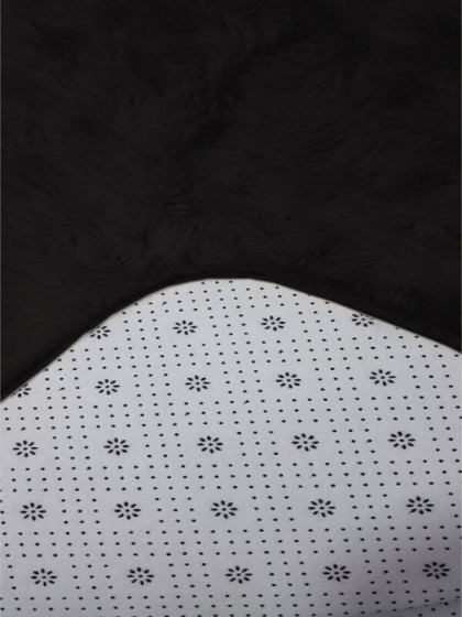 Χαλί Fluffie Μαύρο Με Αντιολισθητικό Πάτο Γαρύφαλλο | Γαρύφαλλο - Λευκά Είδη