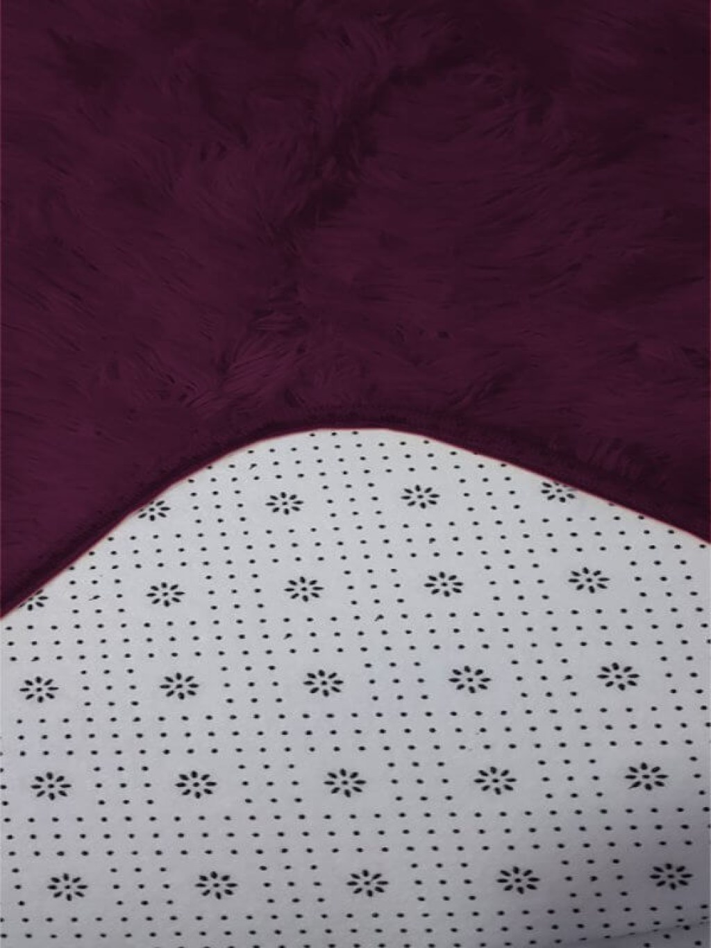 Χαλί Fluffie Μωβ Με Αντιολισθητικό Πάτο Γαρύφαλλο | Γαρύφαλλο - Λευκά Είδη