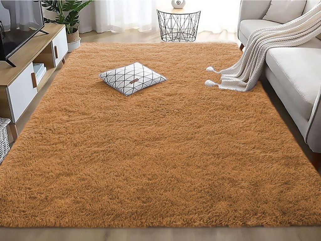 Χαλί Fluffie Πορτοκαλί Με Αντιολισθητικό Πάτο Γαρύφαλλο | Γαρύφαλλο - Λευκά Είδη