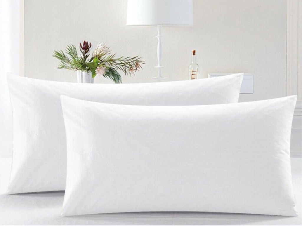 Σετ Μαξιλαροθήκες Ξενοδοχείου 70% Βαμβάκι 144TC Γαρύφαλλο | Γαρύφαλλο - Λευκά Είδη