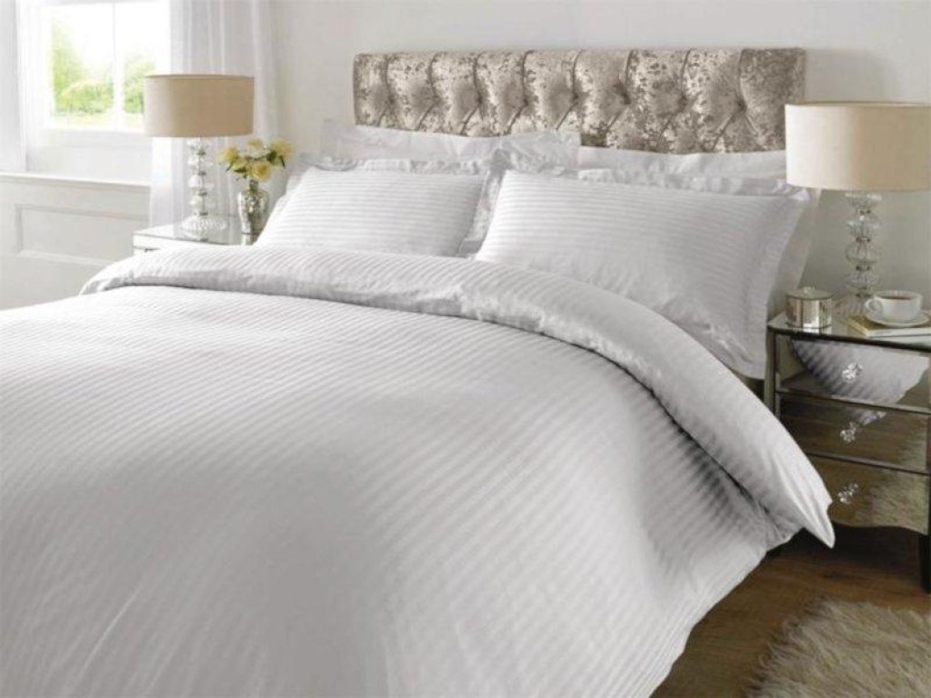  Ξενοδοχείου Σατέν Βαμβακερά 230TC Flamingo | Γαρύφαλλο - λευκά Είδη