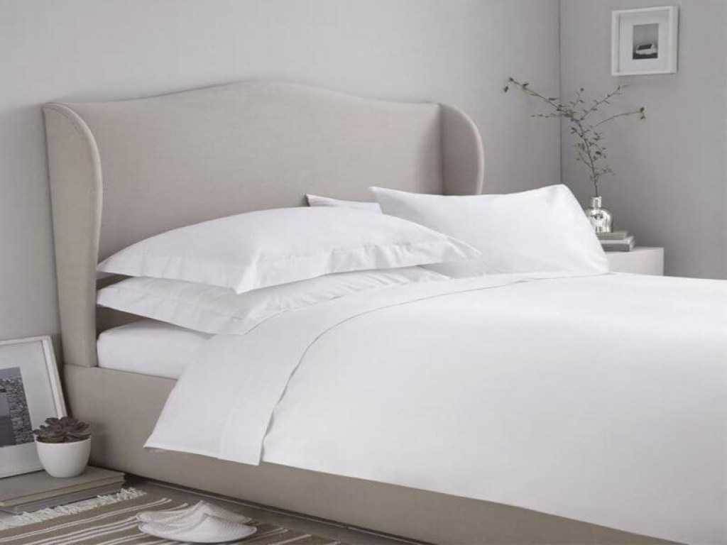 Σεντόνια Ξενοδοχείου Βαμβακερά 160TC Γαρύφαλλο | Γαρύφαλλο - λευκά Είδη