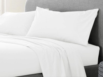 Κατωσέντονο με Λάστιχο Λευκό 100% Βαμβακερό Reactive Γαρύφαλλο 100-180x200+30cm | Γαρύφαλλο - Λευκά Είδη