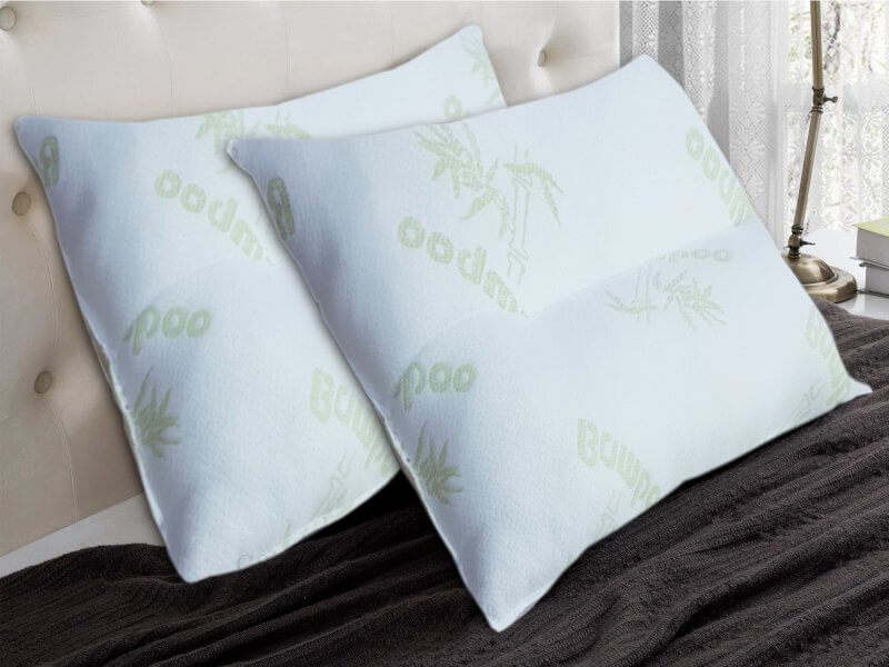 Μαξιλάρι Ύπνου Medium Bamboo Με Γαζί Γαρύφαλλο 50x70 | Γαρύφαλλο - Λευκά Είδη